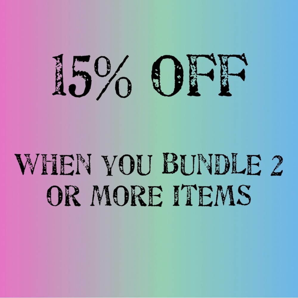 2 item bundles or more